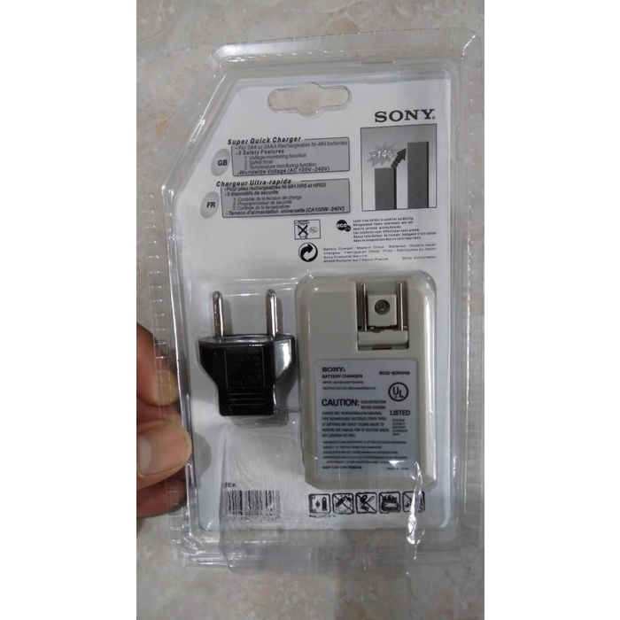 Paket Baterai Cas Charge Sony 4600 Mah AA + Charger Sony Kualitas Terbaik
