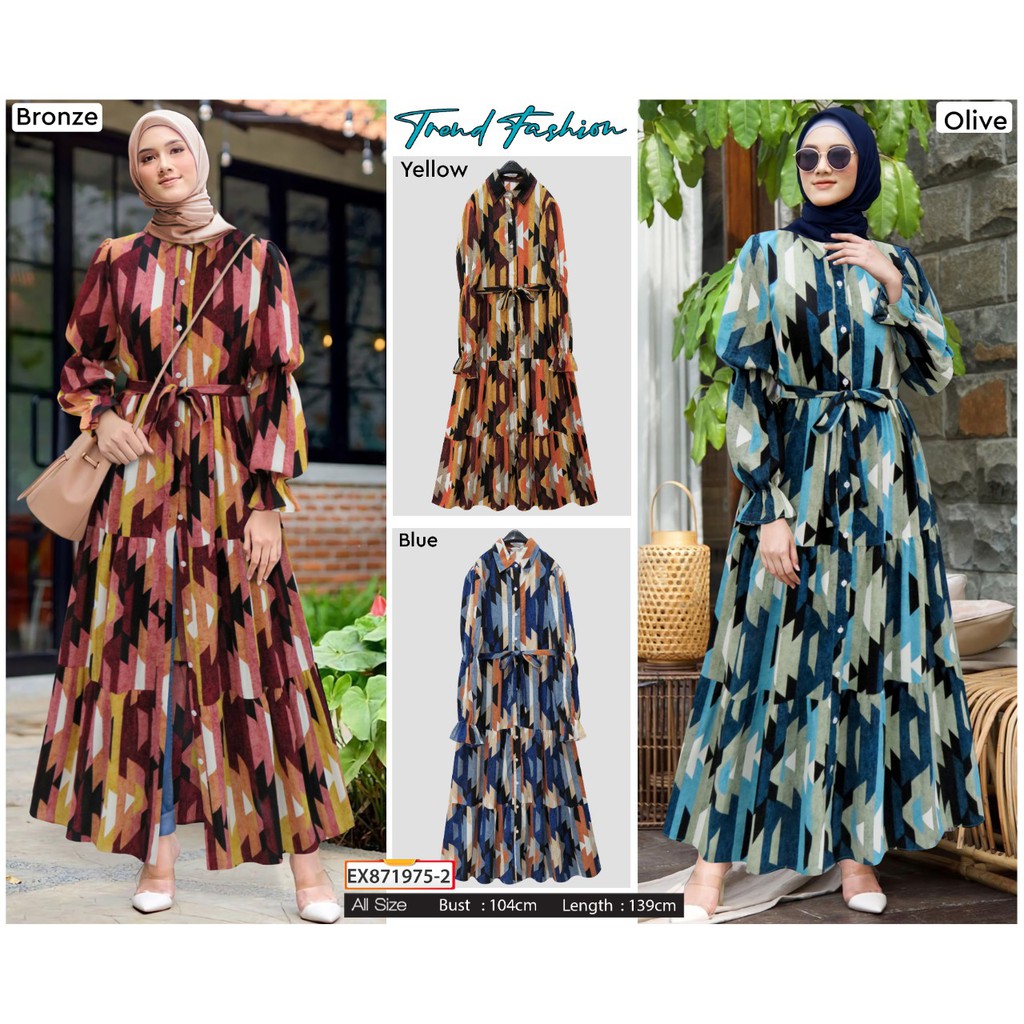 Maxi Gamis Balon Sifa 871975 by Extu