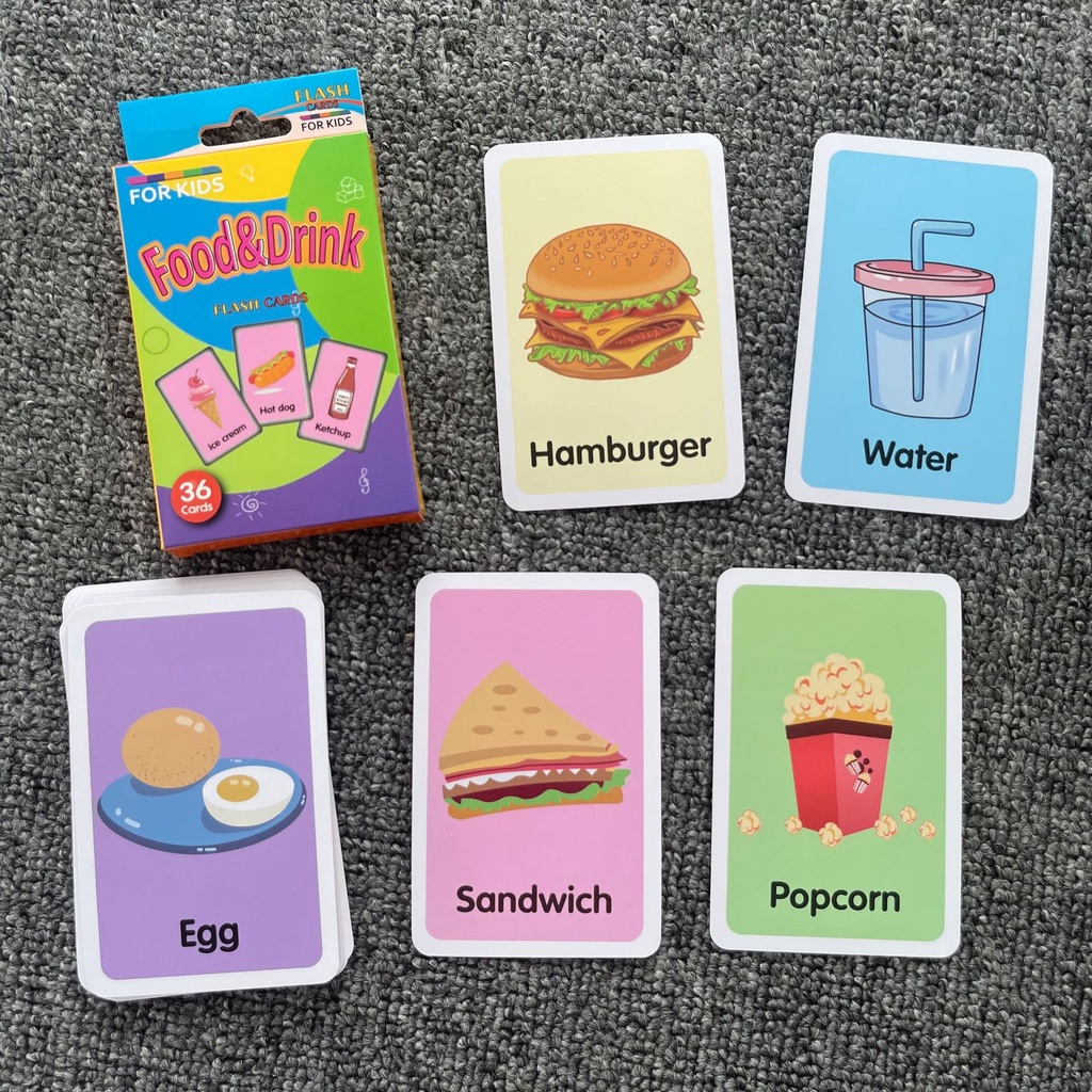 TweedyToys - Flash Cards For Kids / Kartu Pintar Anak / Flashcard English Edukasi