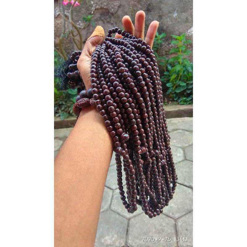 Tasbih 99 galih asem super 7 - 8mm | ready setigi nagasari tasbih toriqoh tijani qodiriyah gaharu ce