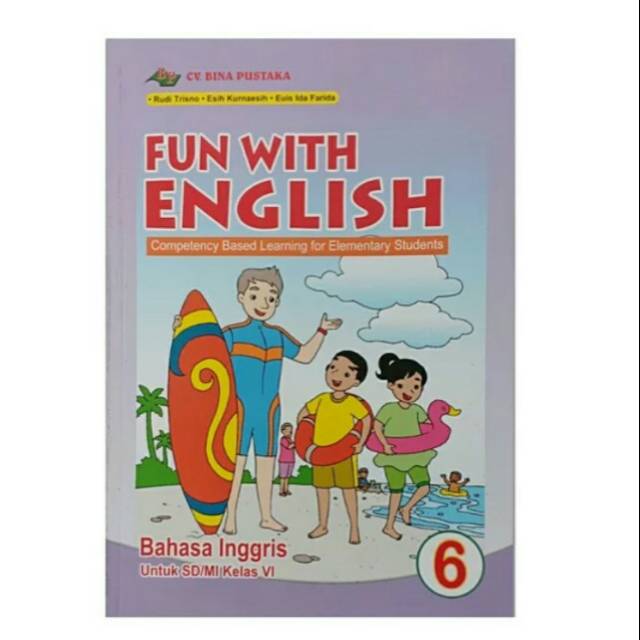 Buku bahasa inggris fun with english kelas 6 sd penerbit arya duta