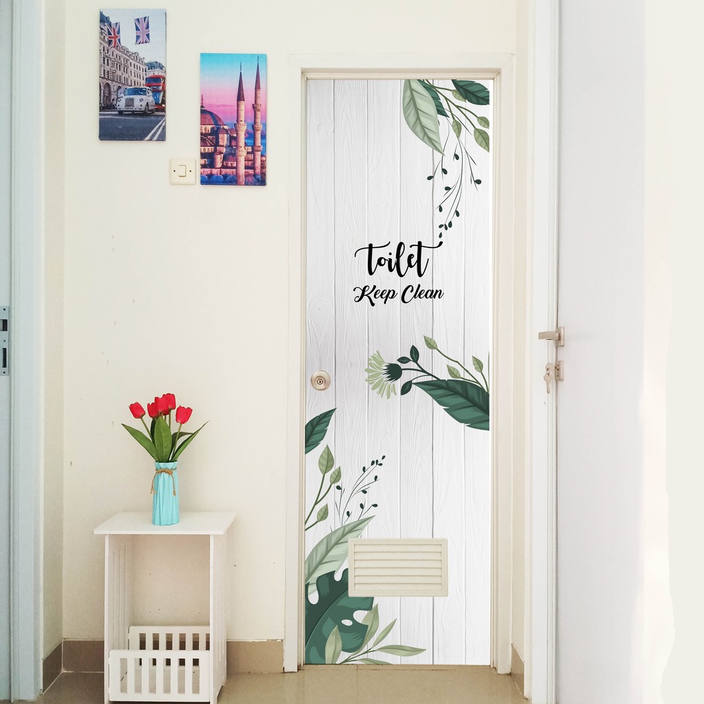 WP Project Sticker  Pintu  Kamar  mandi  toilet SKM01 Shopee 