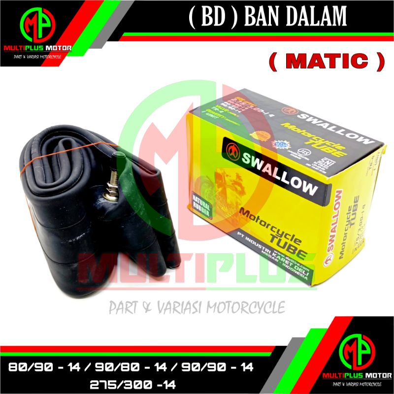 Ban dalam SWALLOW matic belakang VARIO,BEAT,SCOOPY,SPACY,RING 14,275/300-14,80/90-14,90/90-14