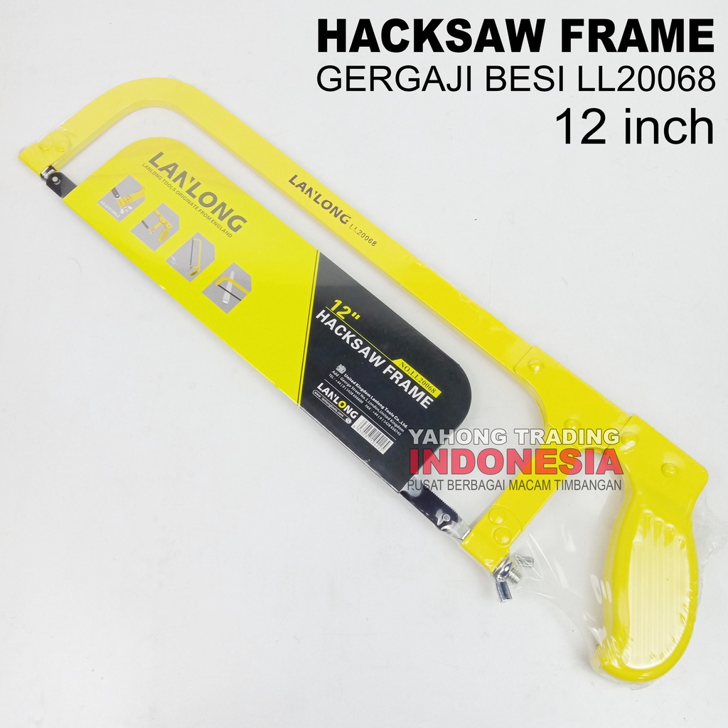 Gergaji Besi 12&quot; inch Gagang Potong Hacksaw Frame