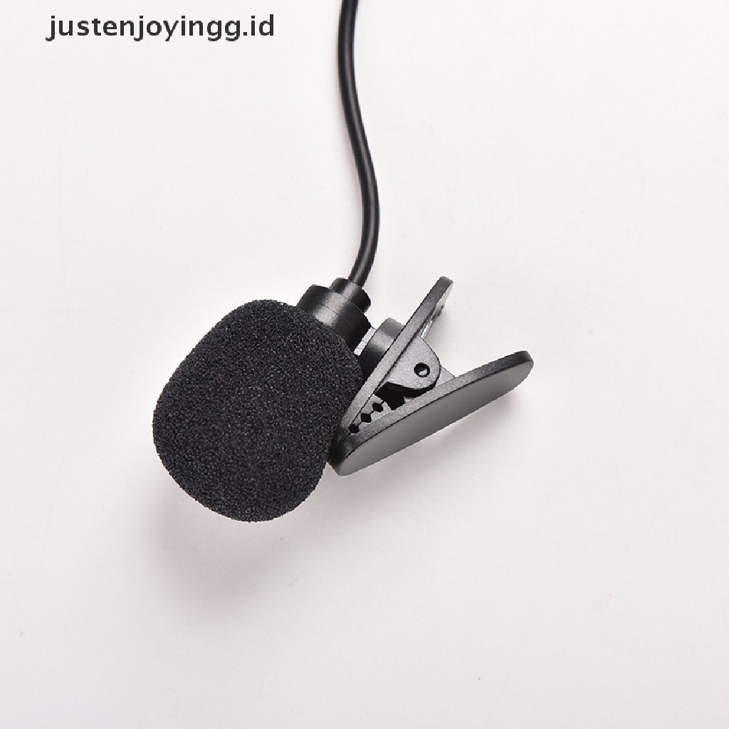 / / Justenjoyingg.id / 3.5mm Mikrofon Studio Mini Dengan Klip On Kerah Untuk PC Desktop Notebook Mikrofon Lavaliere Mini Dengan Klip On Kerah Ukuran 3.5mm