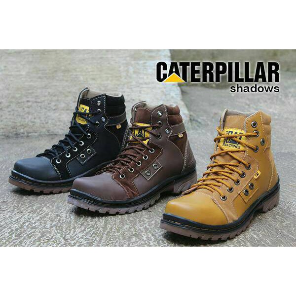 TERMURAH & ORIGINAL caterpillar safety boots shadow