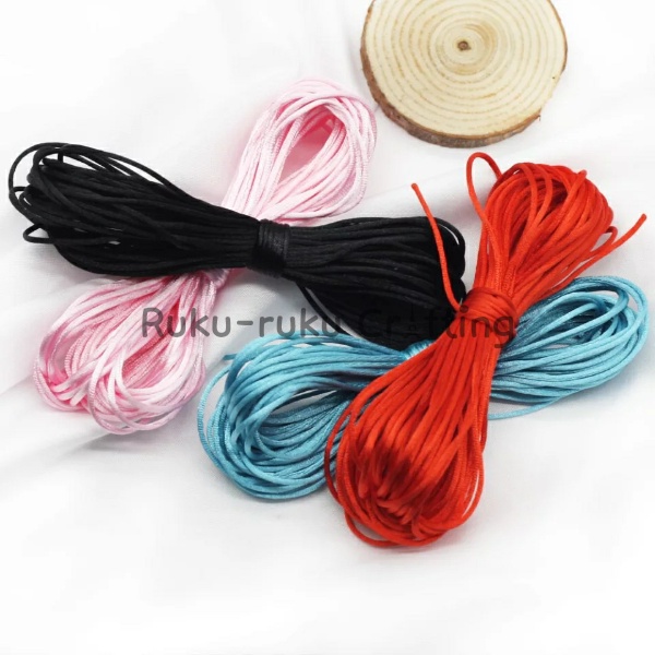 Tali Satin Simpul Cina 1mm 2mm Bahan Craft dan Membuat Gelang