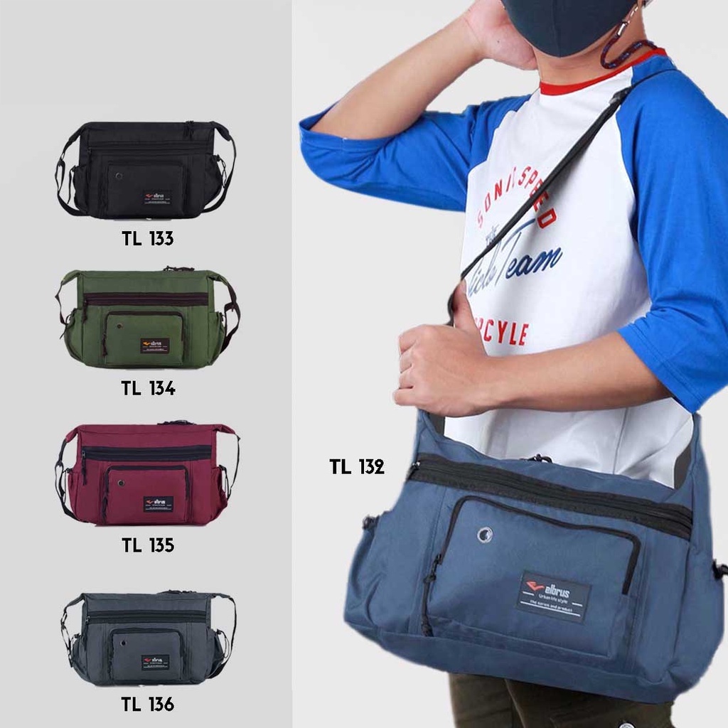 Tas Selempang Sling Bag Besar Tas Messenger Slempang Sekolah Kerja Murah