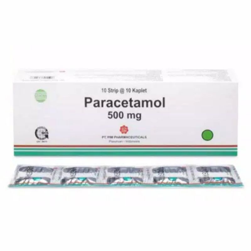 Paracetamol MEF 1 Strip 10 Tablet / Paracetamol PIM 1 Strip 10 Tablet