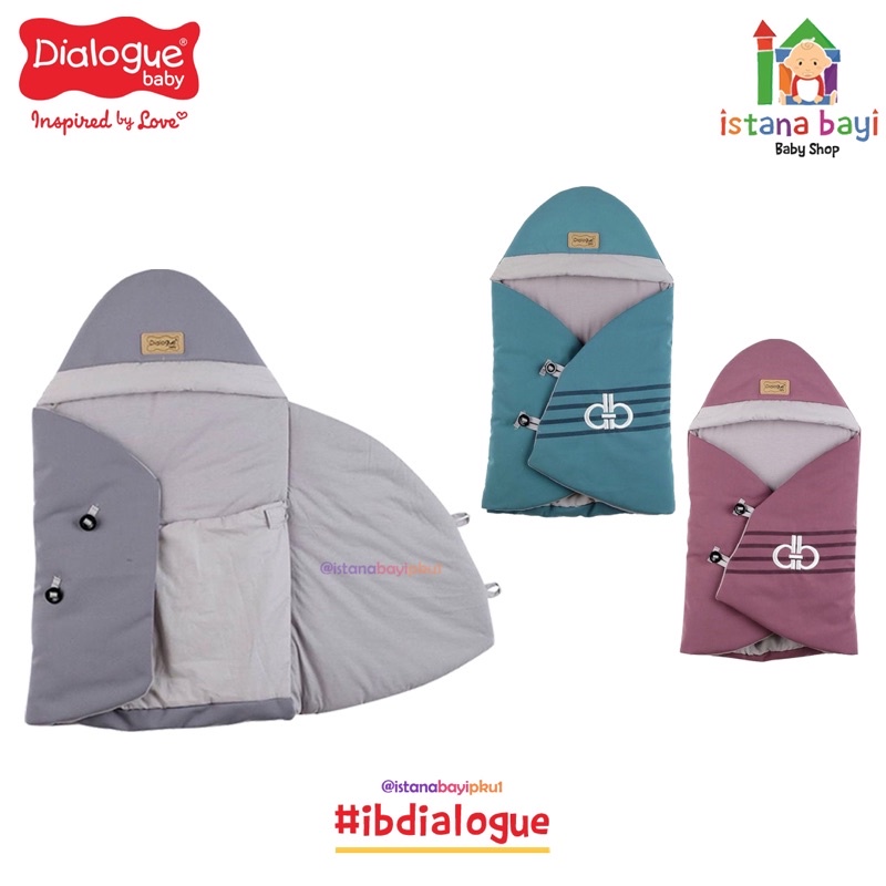 Dialogue Baby Blanket Milky / Grand Series DGB3405 - Selimut topi bayi