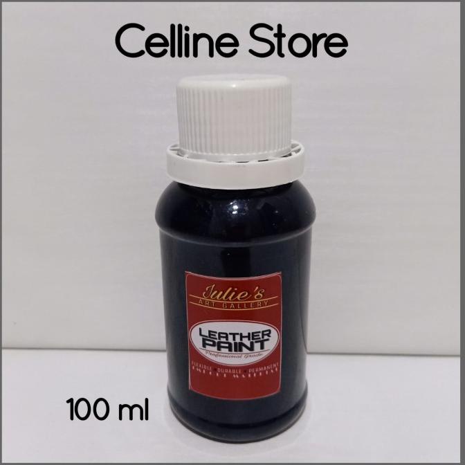 Cat Tas Sepatu Kulit Premium Warna Hitam