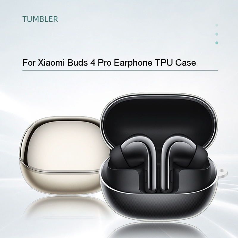 Btsg for Buds 4pro Shockproof Wireless Headset Sleeve Rumah Tahan Benturan Anti Debu Dicuci Lembut TPU Cover