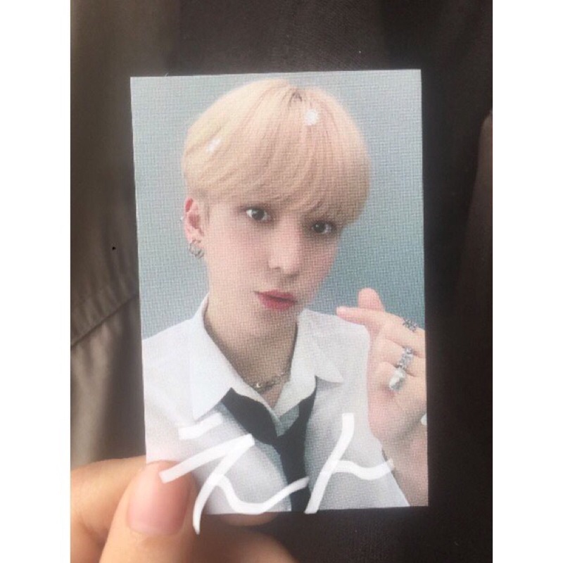 [BOOKED]photocard pc yunho ateez fansign fs mmt fever part 2 pt2 week 7 w7 inception thanxx