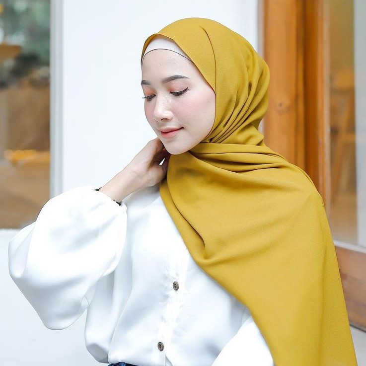 Pashmina Diamond 150x75 / PART 2 /Pasmina / Hijab Pashmina / Pashmina Sabyan-LIME