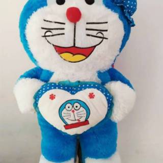 Boneka doraemon jumbo love berdiri | Shopee Indonesia