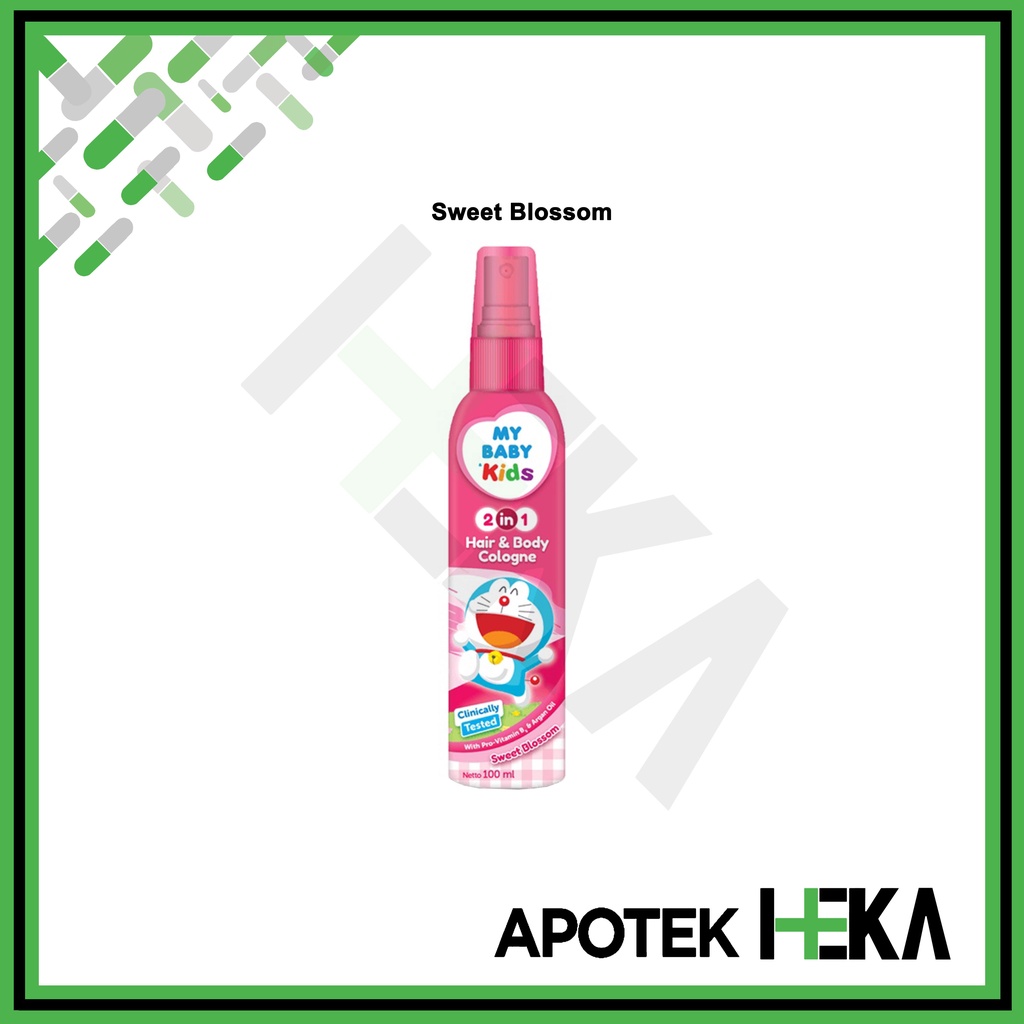 My Baby Kids Cologne 2in1 100 ml Fresh Active Sweet Blossom Pink Blue (SEMARANG)