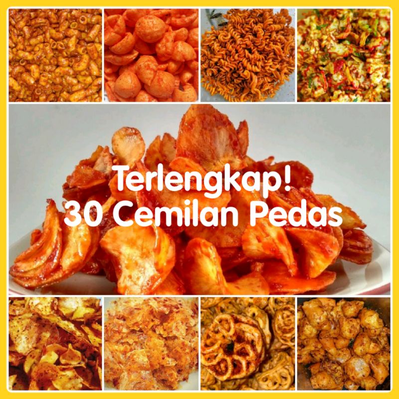 Jual Cemilan Pedas Serba 5 Ribu Snack Kiloan Jajanan Murah Keripik