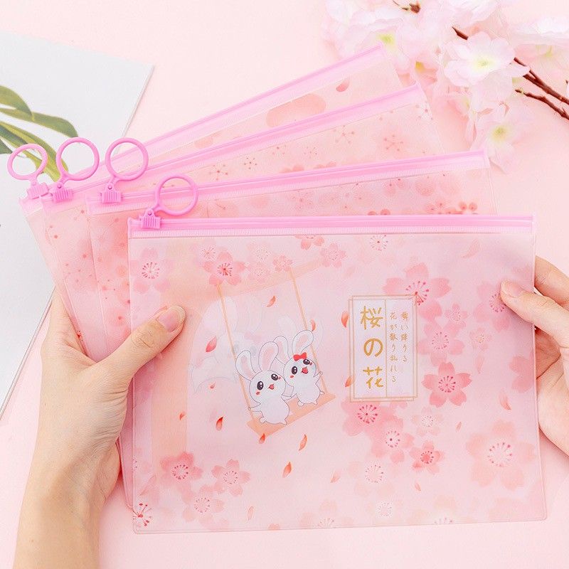 

(acak / random)kantong serut zipper lock lucu rabbit/anak kecil lucu/ ziplock bag souvenir hampers