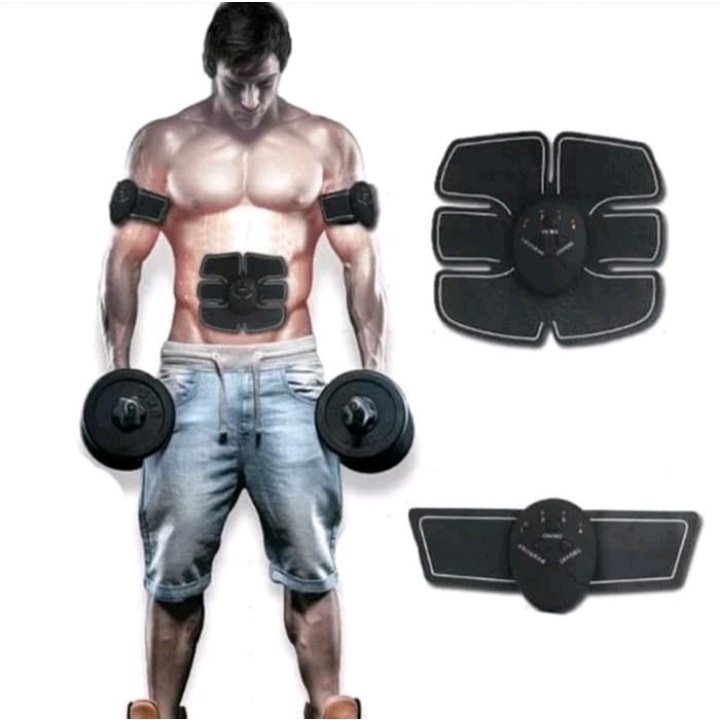 [BISA COD] SET 3 PCS Stimulator Terapi EMS Otot Six Pack ABS SIXPACK SCULPTER