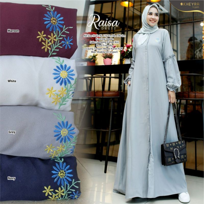 RAISA DRESS Busui ORI KHEYRA | Dress Shakila import