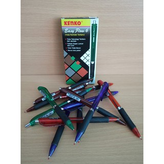 Jual Pulpen Kenko Easy Flow Black | Shopee Indonesia
