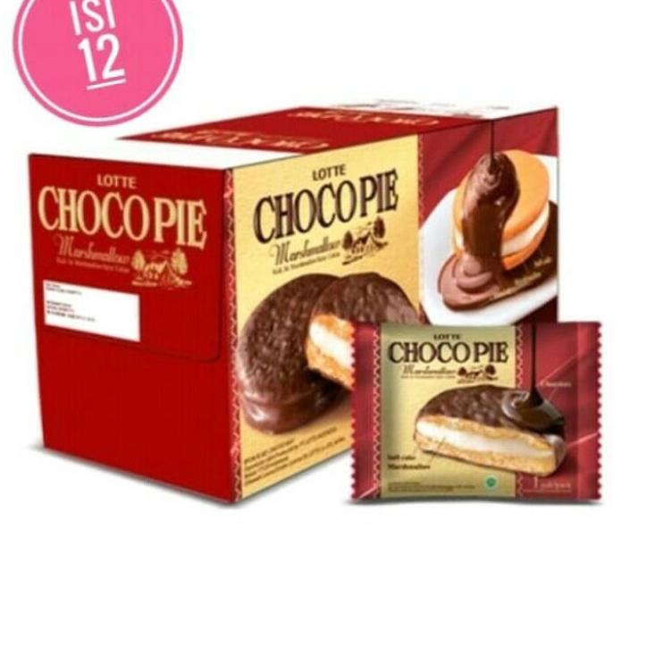 

TrxY4k4J--Lotte Chocopie 28gr ( Isi 12pcs ) / Choco pie coklat Marshmallow / keju richees