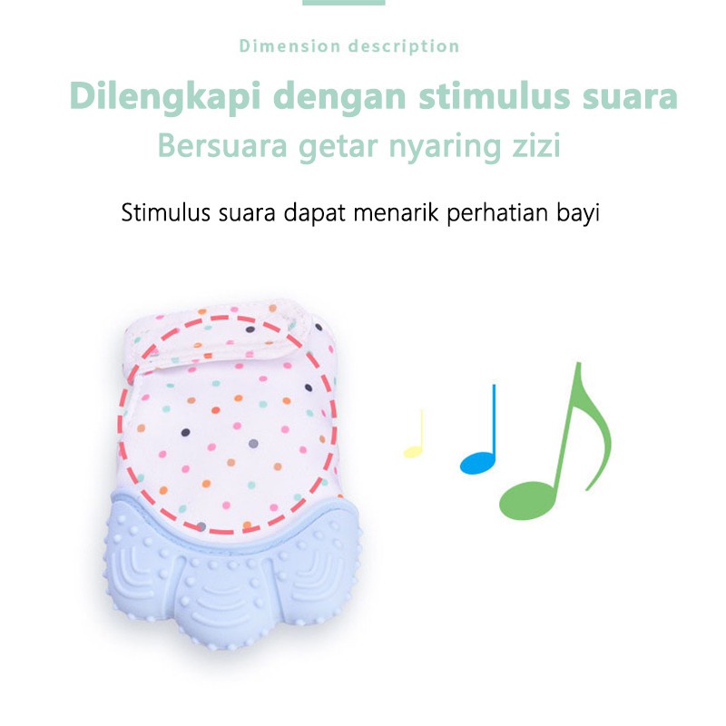 Sarung Tangan Dan Kaos Kaki Bayi   Baby/Sarung Tangan Teether Bayi / Mitten Baby Glove Teether/C 158/C 158