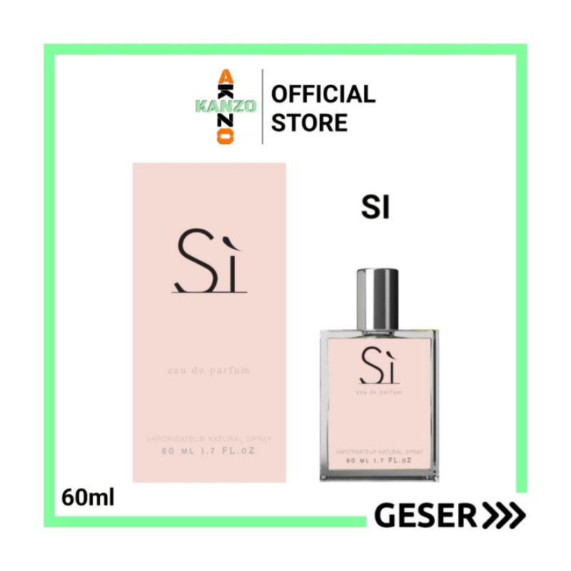 Kanzo - Parfum Si 60ml Premium / Parfum Si 60ml Best Seller / Parfum Wanita Wangi Tahan Lama