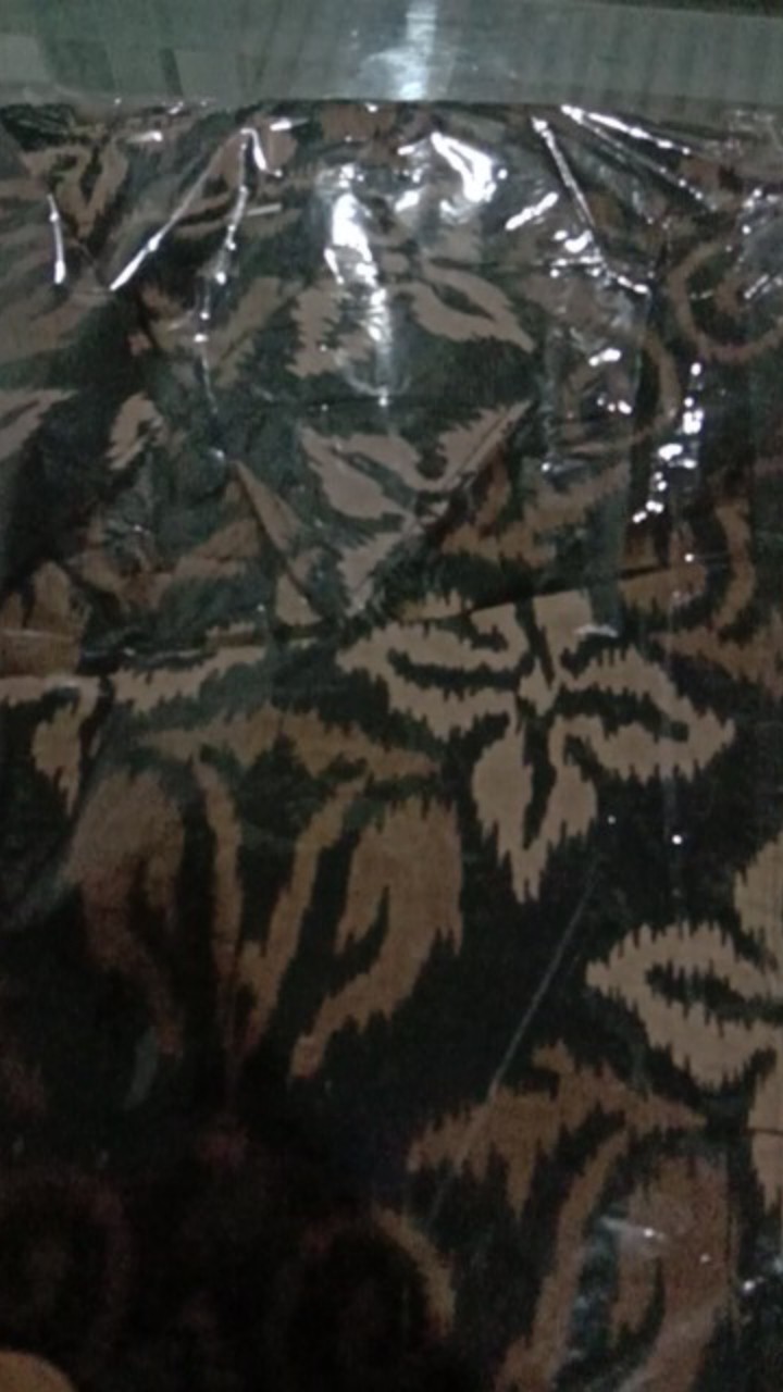 Kemeja Batik Pria Lengan Panjang Size M L Xl Xxl  Bswart Batik Hrb026 Kenongo Hem