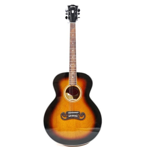 Gitar Akustik Elektrik Merk Gibson Tipe J200 Jumbo Warna Sunburst Spruce Equalizer Tuner LC-PRENER