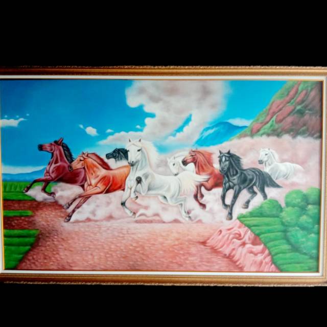 Kuda Lari Feng Shui Kekayaan Berlimpah Pembawa Rejeki Shopee Indonesia