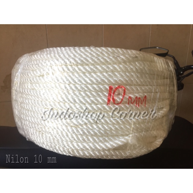 

TALI tampar tambang nilon/nylon ukuran 10 mili mm
