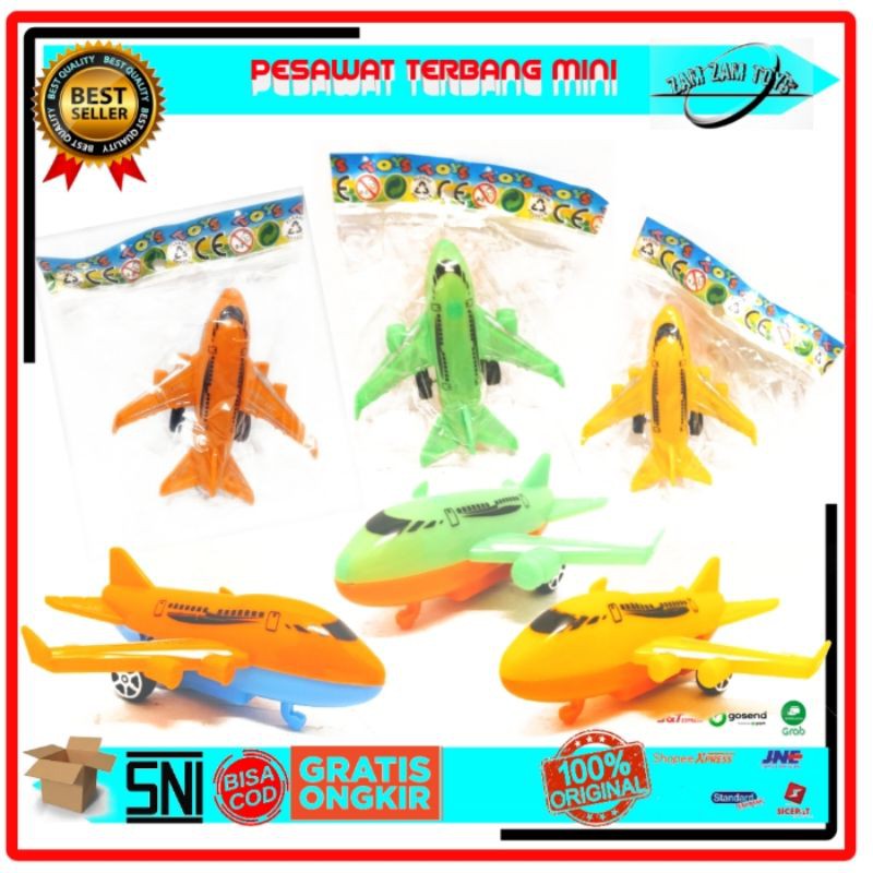 MAINAN ANAK PESAWAT TERBANG MINI FULL BACK