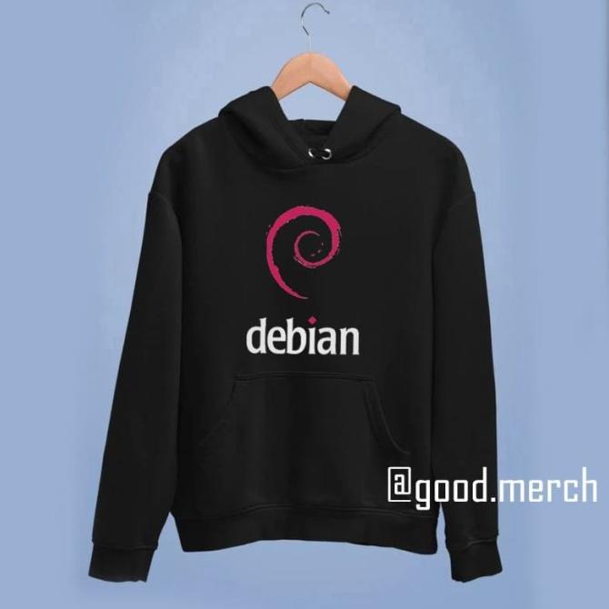 jaket hoodie sweater debian linux