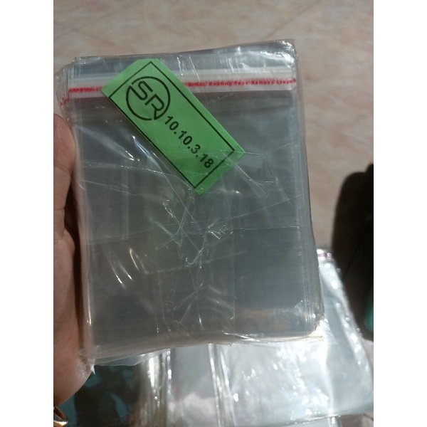 Plastik Opp Roti (SEAL / LEM) 10x10 Kemasan Roti Souvenir dll