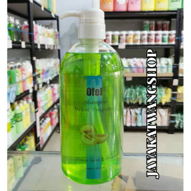 OFEL SHAMPOO 1000ML BOTOL PUMP Salon Formula Aroma Buah