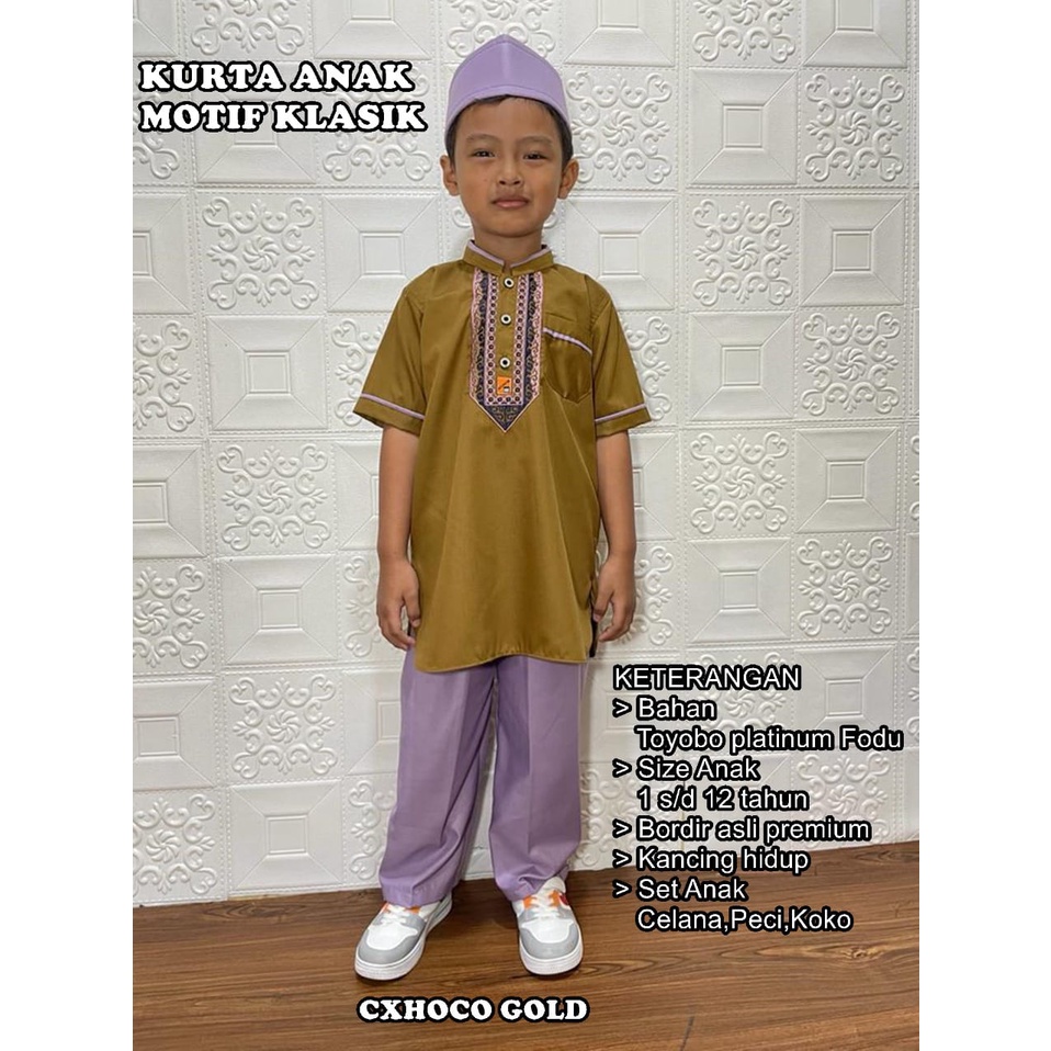 Koko Anak Kurta bayi 1 s/d 12 Tahun