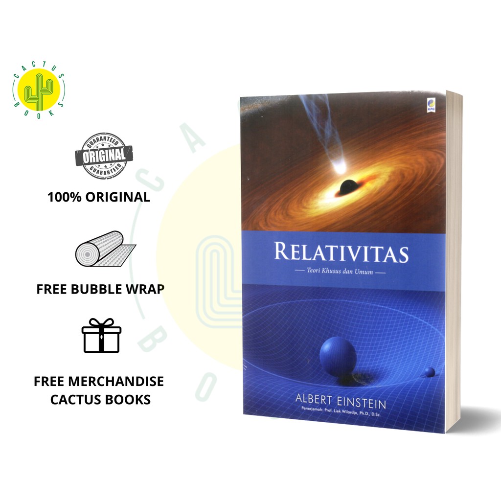 Jual RELATIVITAS: TEORI KHUSUS DAN UMUM - Albert Einstein | Shopee ...