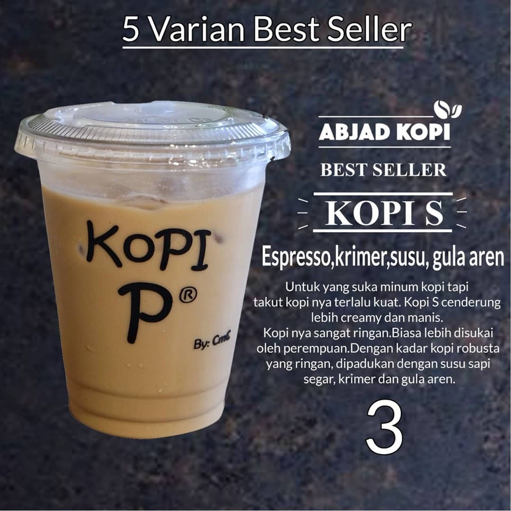 

Kopi susu gula aren (Kopi S)