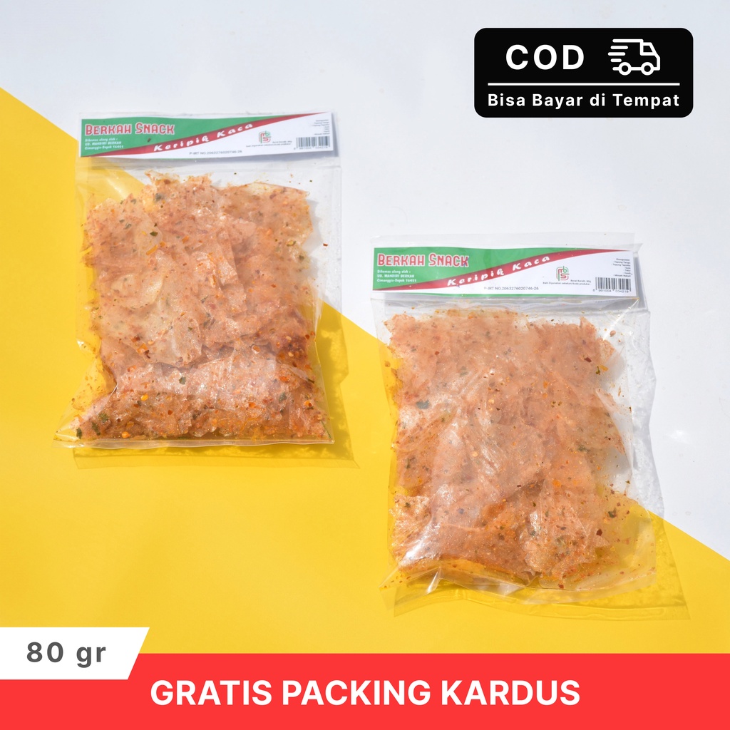 

KERIPIK KACA RENYAH GURIH VARIAN RASA SUPER PEDAS DAUN JERUK AUTHENTIC 60 gr