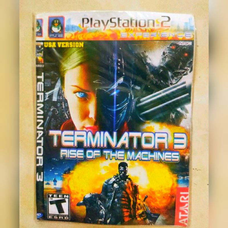 Jual Dvd Kaset Ps 2 Terminator Rise Of The Machines 3 Kaset