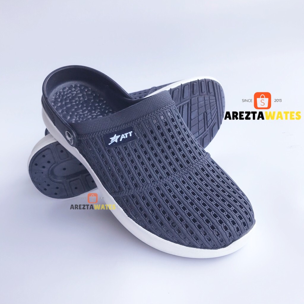 Sandal selop slip on 37-43 pria dan wanita tali belakang ATT MSL 562 karet