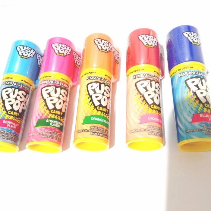

PUSH POP CANDY IMPORT THAILAND PERMEN KEMBANG GULA PUSHPOP PER PCS
