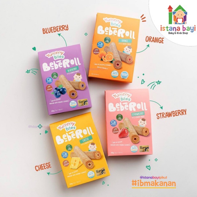 Yummy bites beberoll - Snack Anak/Makanan anak/cemilan anak best seller