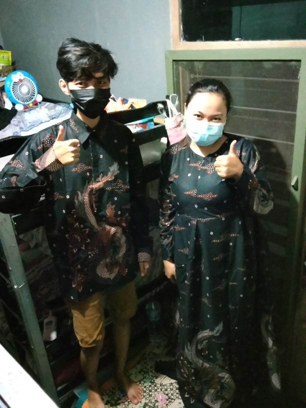 Batik Couple Jumbo Ld 104 Ld 120 Maura Sania Ruffle Ori Ndoro Jowi Dnt Size M L Xl Xxl All Size