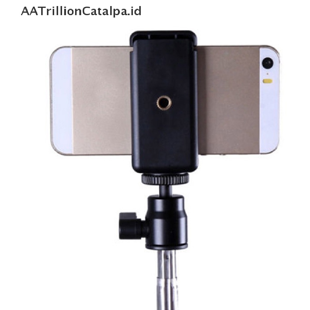 IPHONE (AATrillionCatalpa) Bracket Klip Holder Handphone Universal Untuk tripod / monopod