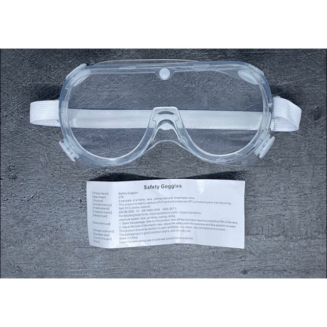 Kacamata goggles safety anti fog anti virus apd