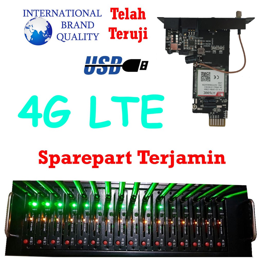 Modem Pool 16 Port 4G