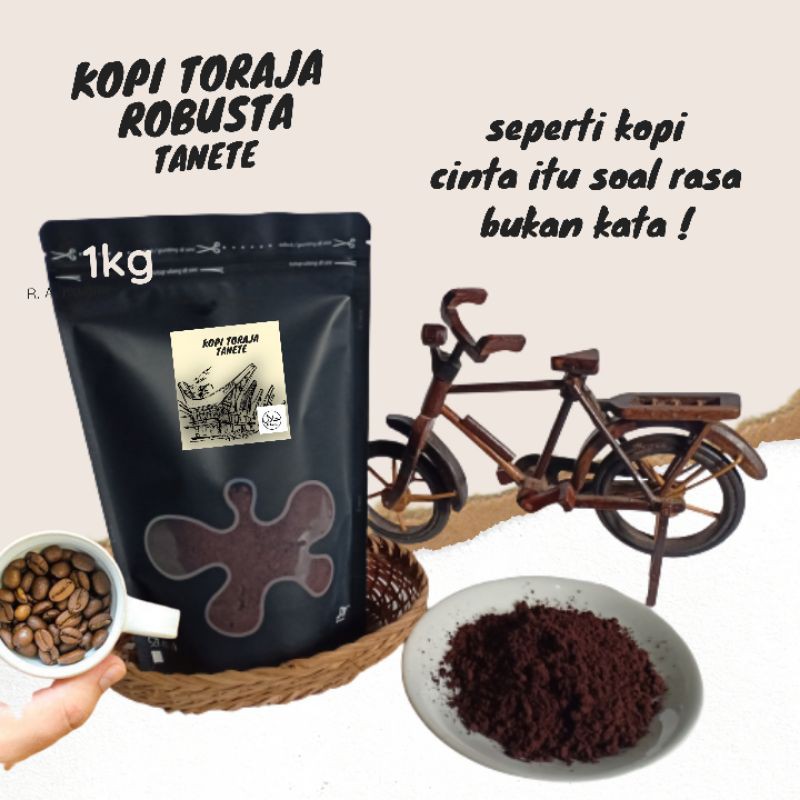 

Kopi Toraja Robusta asli 200gram Hitam / Kopi Robusta / Kopi Toraja Coffe(bubuk dan Biji)