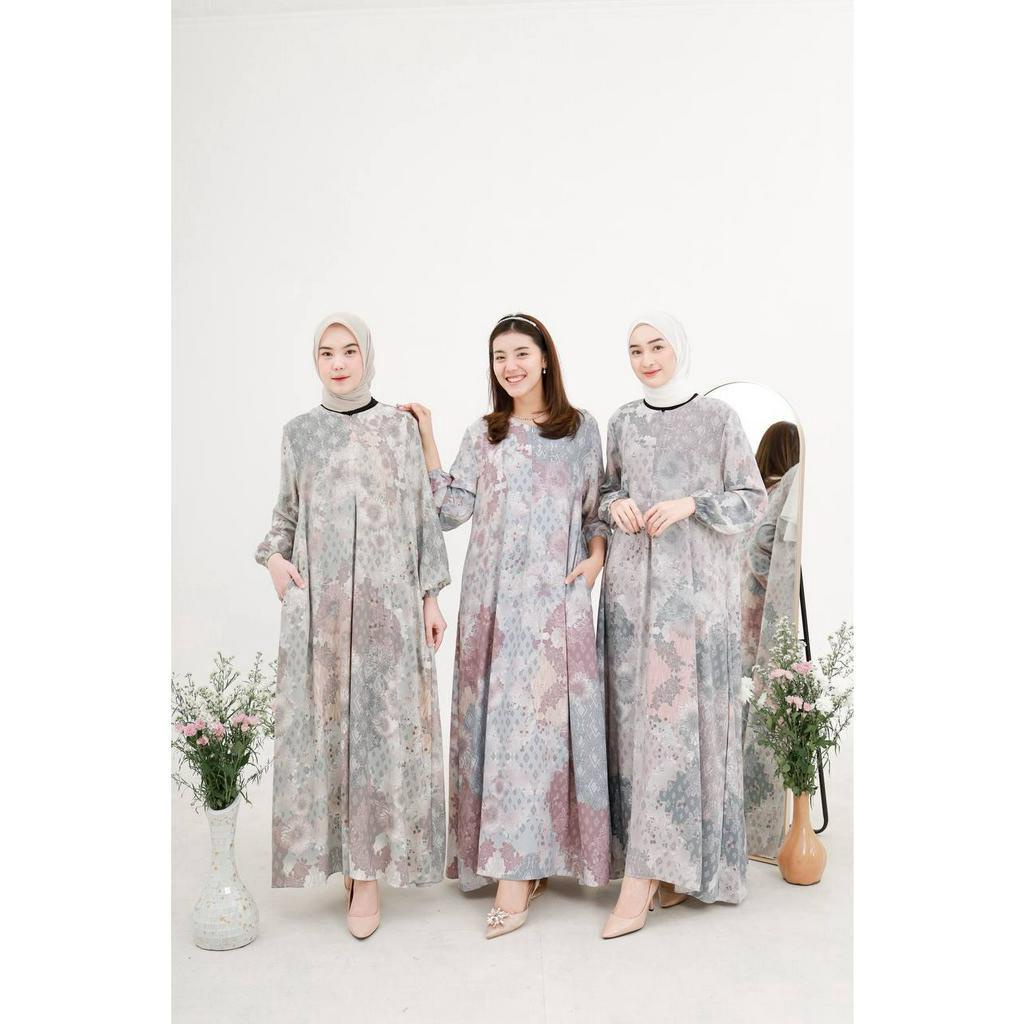 Artemis Fashion~ NAMIRA MAXI / ZANETA KAFTAN / CASELA MAXI DRESS  dress motif bunga, Korean Maxi Dress